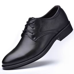 2019 New Men Formal Dress Shoes High Quality Men Leather Shoes Men Classic Office Business Shoes