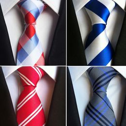 Neck tie Stripe necktie 52 Colour 146*8cm Occupational shirt Necktie for Father's Day business polyester tie Christmas Gift