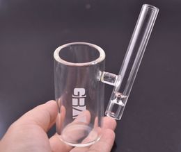 Protable newest design glass cigarette Philtre pipe thick Labs glass tobacco hand pipe for smoking herbal with glass cup