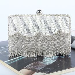 Designer-Retaill/Wholesale brand new handmade fantastic beaded glitter clutch/evening bag with satin/pu for wedding/banquet/party/porm