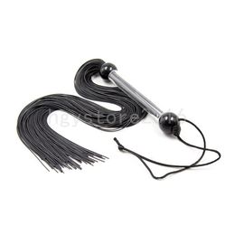 Bondage Silicone Whip Flogger Restraint role play game New Riding Crop Flirting black BDSM Sex Games Toy A875
