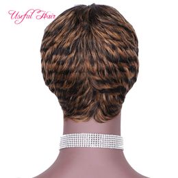 Afro Mongolian Kinky Curly Human Hair Wigs short wig human hair wigs Natural kinky curly afro wigs Remy Hair short For Black