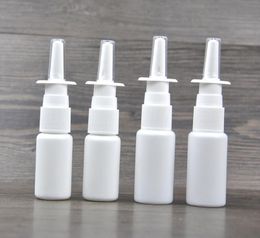 Wholesale 1000 pcs 10ml White Empty Plastic Nasal Spray Bottle 10ml Nasal Atomizers SN330