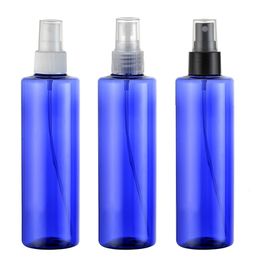 10pcs Perfume Spray Bottle Plastic Sprayer Blue Empty Toner Water Mist Atomiser 250ml Cosmetic Sample Tube Pump Containers