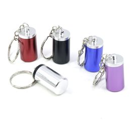 Newest Colourful Portable Key Finger Ring Box Herb Bottle Tobacco Jar Pill Case Innovative Design For Smoking Accessories Tool Hot Cake DHL