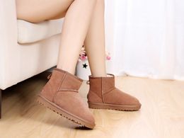 Hot Sale-s Womens boots Boot Snow boots Winter boot leather boot certificate dust bag drop shipping