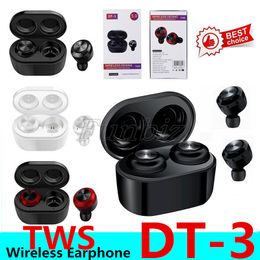 DT-3 New TWS Earphone Bluetooth 5.0 Earbuds Wireless Headphones Waterproof Headset Sport Gaming Earphone for Smart Phone