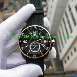 Fotografias de fábrica Relógio masculino CALIBRE DE Série W2CA0004 Relógio Super-LumiNova Movimento automático Trabalho Esporte Relógios de pulso Caixa original