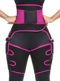 3-in-1 High Waist Trainer Thigh Trimmer Hip Enhancer Yoga Fitness Weight Butt Lifter Slimming Support Belt Hip Enhancer Shapewear for Women
