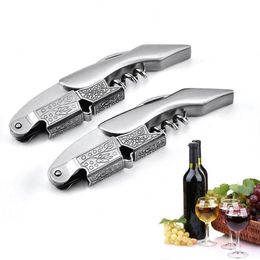 Multifunction Stainless Steel Wine Opener Portable Screw Corkscrew Bottle Opener Kitchen Bar Tools Accessories Wholesale ZC0937