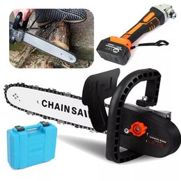 2 in 1 Electric Chainsaw Angle Grinder Machine Stand Bracket Set Woodworking Cutting Tools Grinder Machine