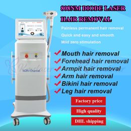 Professional Factory body hair remove 808nm diode laser hair removal equipment for spa salon beauty home use