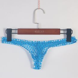 Mens Thongs and G Strings Pants Men's Underpants Gay Underwear Jockstrap Sissy Panties Transparent Breathable Sexy Men Thong Underwear