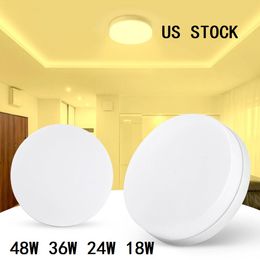 LED Panel Lights 4PCS 36W Round Ceiling Daylight Lamp Spotlight Surface Lamps Warm White