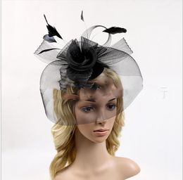 Boutique HAT party bride's headdress hairdress walk-show hat