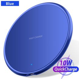 10W Fast Wireless Charger For Samsung Galaxy S10 S9/S9+ S8 Note 9 USB Qi Charging Pad for iPhone 11 Pro XS Max XR X 8 Plus