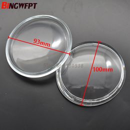 2pcs/lot Oval 100X93mm Fog Lights Lamps Anti-fog Glass Tempered Glass For Toyota Prius Solara Urban Cruiser IST Hiace Wish Verso