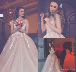 2019 Said Mhamad Arabic Sleeveless Evening Dress A Line Lace Appliqued Tulle Formal Holiday Wear Prom Party Gown Custom Made Plus Size