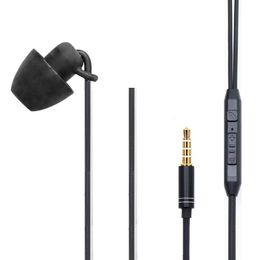 Original Sleeping earphone 1.2M High Bass Wired in-ear Headset NOICE Cancelling with Mic For Sleep only