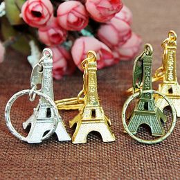 Eiffel Tower Keychain 3 Colour Creative Souvenirs Tower Pendant Vintage Key Ring Gifts Retro Classic Home Decoration