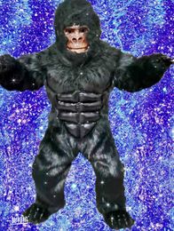 High quality Gorilla mascot costume orangutan Apes mascot costume fancy carnival costume free shipping