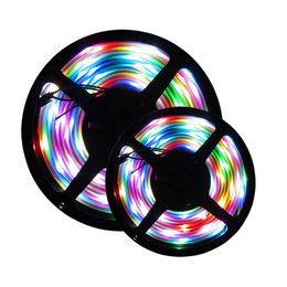 WS2811 LED Pixels Strip Lights DC12V SMD5050 RGB 30/60LEDs/M Pixel 2811 Tape External IC,1 IC Control 3 LEDs