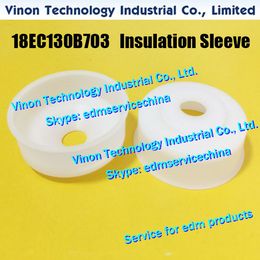 (2pcs) Price for 18EC130B703 Insulation Sleeve. EDM Spare Parts Water Nozzle Cover 18EC.130B.703 for Makino DUO43, DUO64 NOZZLE INSULATION