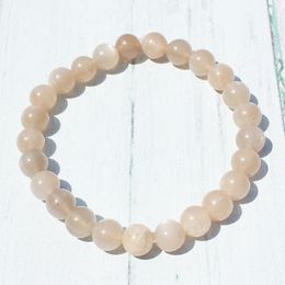 MG0330 Natural A Grand Sun Stone Bracelet Women`s Energy Spiritual Beaded Bracelet Meditation Wrist Mala Beads Bracelet