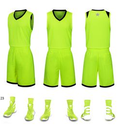 2019 New Blank Basketball jerseys printed logo Mens size S-XXL cheap price fast shipping good quality Apple Green AG001AA1n2