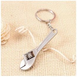 Outdoor Cycling Climbing Camping Hiking Portable Mini Wreches Key Ring Cute Wrench Shaped Key Chain Key Holder Gadgets