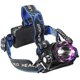 Head lamps Lights Headlights Portable Lighting T6 LED Aluminium Bulb 3 Modes Waterproof Purple Black