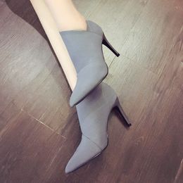 Hot Sale-fashion Sexy Pointed Toe High Heels Women Shoes women Autumn Summer Casual Fitted Female Single Fashion Outwear Shoes women