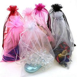 50pcs 7x9cm Organza bag Jewelry Packaging Display Pouches Wedding Party Decoration Favors