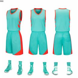 2019 New Blank Basketball jerseys printed logo Mens size S-XXL cheap price fast shipping good quality NEW TEAL GREEN TG001nQ