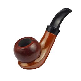 Manufacturers direct sales solid wood entry-level novice pipe removable cleaning filter gift box pipe