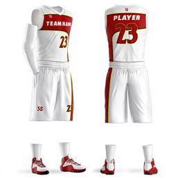 High quality blank cheaper basketball jerseys mens custom college basketball kits breathable uniform adult sets