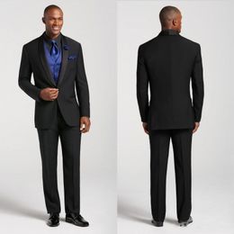 Fashionable Side Slit One Button Black Wedding Groom Tuxedos Shawl Lapel Groomsmen Men Suits Prom Blazer (Jacket+Pants+Vest+Tie) NO:1902