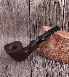 Solid wood pipe old hammer portable pipe sandalwood filter pipe