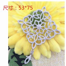 High-grade microscope zircon clasp diy hand-string materials classic pendant clasp fashion long sweater chain link