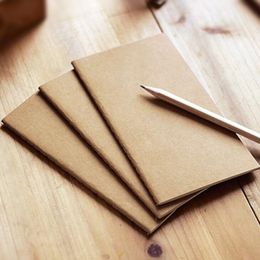 Kraft Notebook Paper Hand Copy Cover Notepads Blank Stitch Notepad kraft Cover Notebooks Daily Paper Journal Stationery LX1800