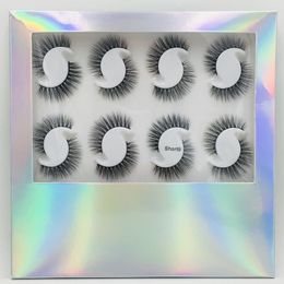 New Arrival Natural False Eyelashes 12 Pairs Set Reusable Handmade Fake Lashes with Luxury Packing 10 Models Available DHL Free Mink Lashes