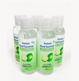 In Stock Lime smell Hand Sanitizer Gel With Vitamin E Disposable No Clean Waterless Antibacterial 100ml