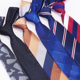 2020 Men's Tie Fashion Classic Necktie 6cm Striped Plaid Dot Paisley Slim Black Red Blue Skinny Neck Ties For Men Wedding