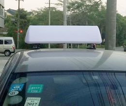 -70cm Blank Car Top-Zeichen Werbung Lampe DIY Logo TAXI LED-Licht Starke Magnete