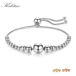 KALETINE Bracelets For women 925 Sterling Silver Jewelry Men Bracelet Bead Charm chakra bracelet Box Chain My Orders CX200704