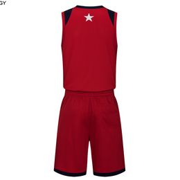 2019 New Blank Basketball jerseys printed logo Mens size S-XXL cheap price fast shipping good quality Dark Red DR004nhQ