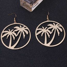 Fashion-tree dangle earrings for women girl round hoop chandelier earring holiday style jewelry Valentine's gift for gf free shipping