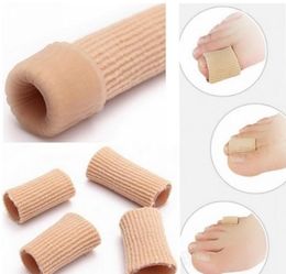 Feet finger corrector Insoles Fabric Gel Silicone Tube Bunion Toes Fingers Separator Divider Protector Corns Calluses Free DHL