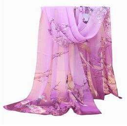 Women Elegant Shawl Scarves Lady Chiffon Neck Scarf Musical Note Chiffon Brand Soft Neck Muffler Scarves 50cm*160cm GB247