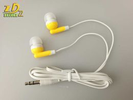 Cheapest New In ear Headphone 3.5mm Earbud Earphone For MP3 Mp4 Moible phone 500pcs
